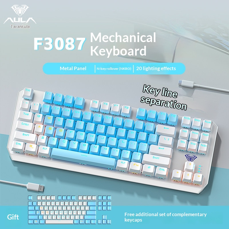Esports Gaming Pcs - لوحة مفاتيح ميكانيكية Aula F3087 بـ