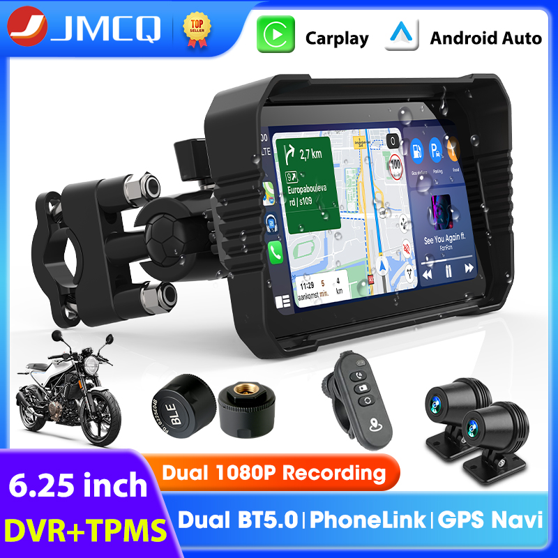 6.25 بوصة Carplay شاشة دراجة ن - مراجعة Dual Monitor Stand وسعره