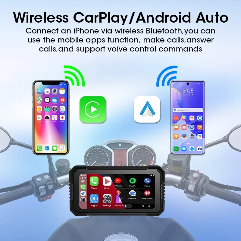 6.25 بوصة Carplay شاشة دراجة ن - مراجعة Dual Monitor Stand وسعره