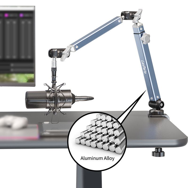 حامل ميكروفون من سبائك الألومن - مراجعة Microphone Arm Boom وسعره