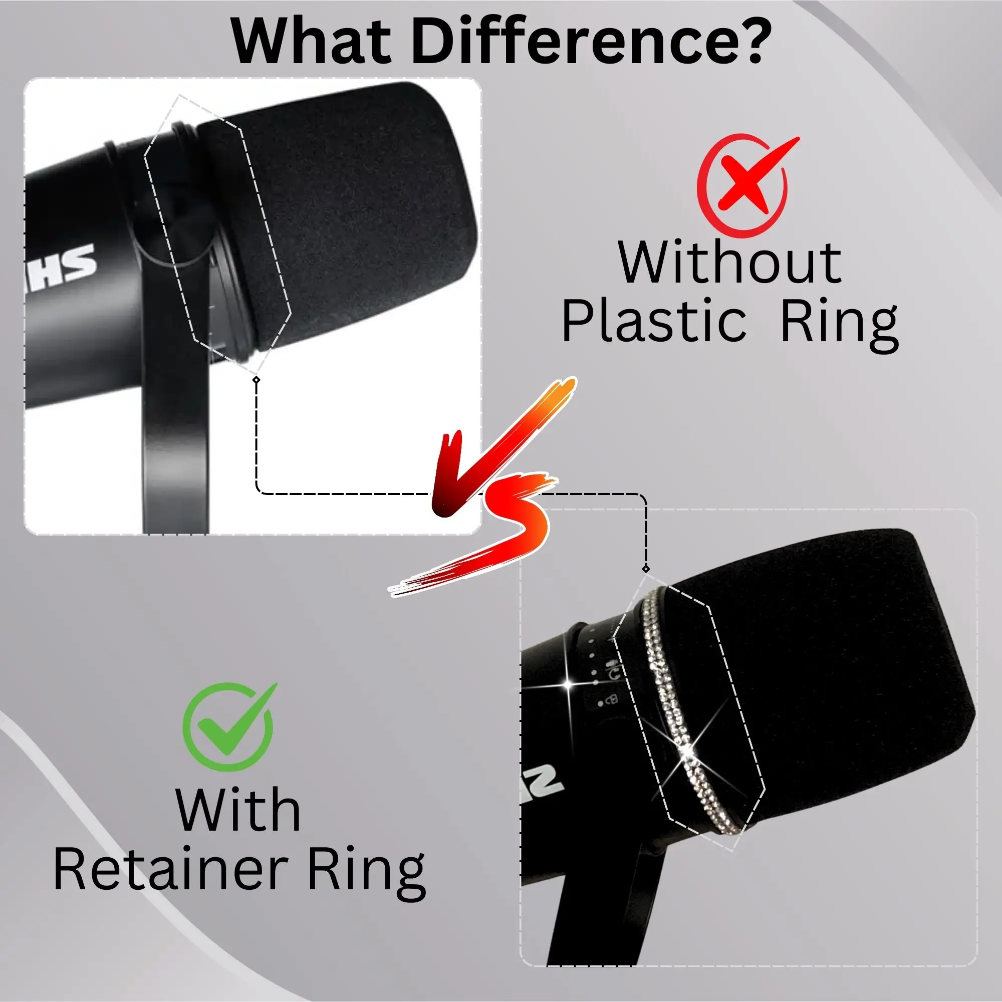 فلتر بوب رغوي MV7 سباركلي لـ S - مراجعة Microphone Arm Boom وسعره