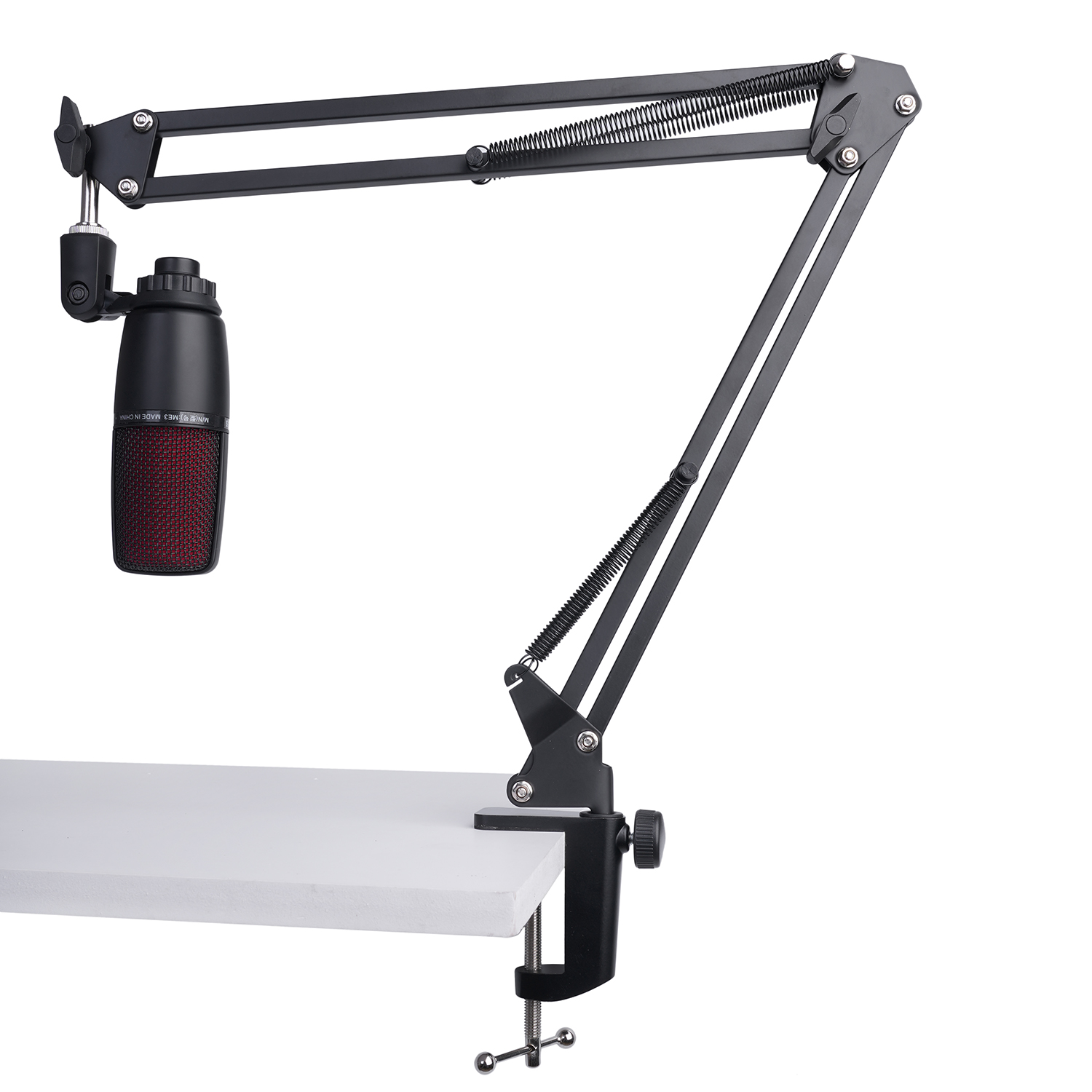 حامل ميكروفون تسجيل قابل للتمد - مراجعة Microphone Arm Boom وسعره