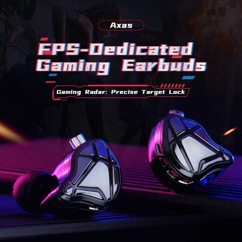    سماعات أذن KZ Axas FPS للأ - مراجعة Esports Gaming Earbuds وسعره